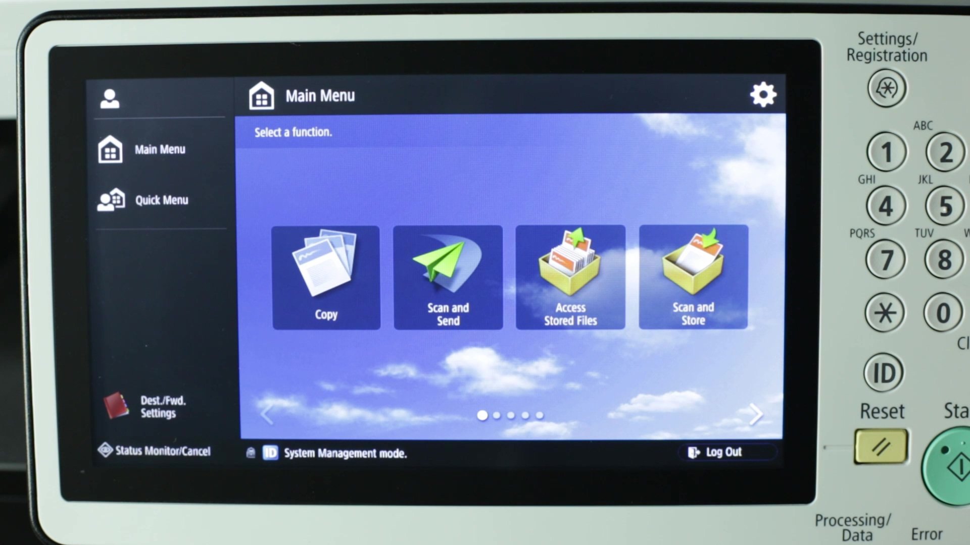 How to Print a Fax TX Report on Canon ImageRUNNER Advance Series